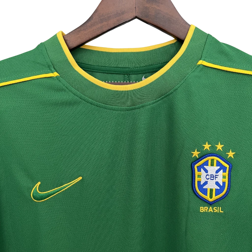 Men's Jersey Brazil National Team Retro Goleiro 1984