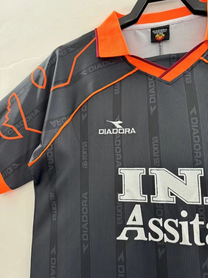 Man's Retro Jersey Roma Team Black - 1999/2000