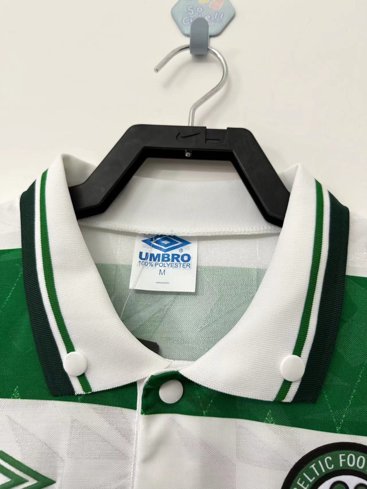Man's Retro Jersey Celtic Team - 1989/91