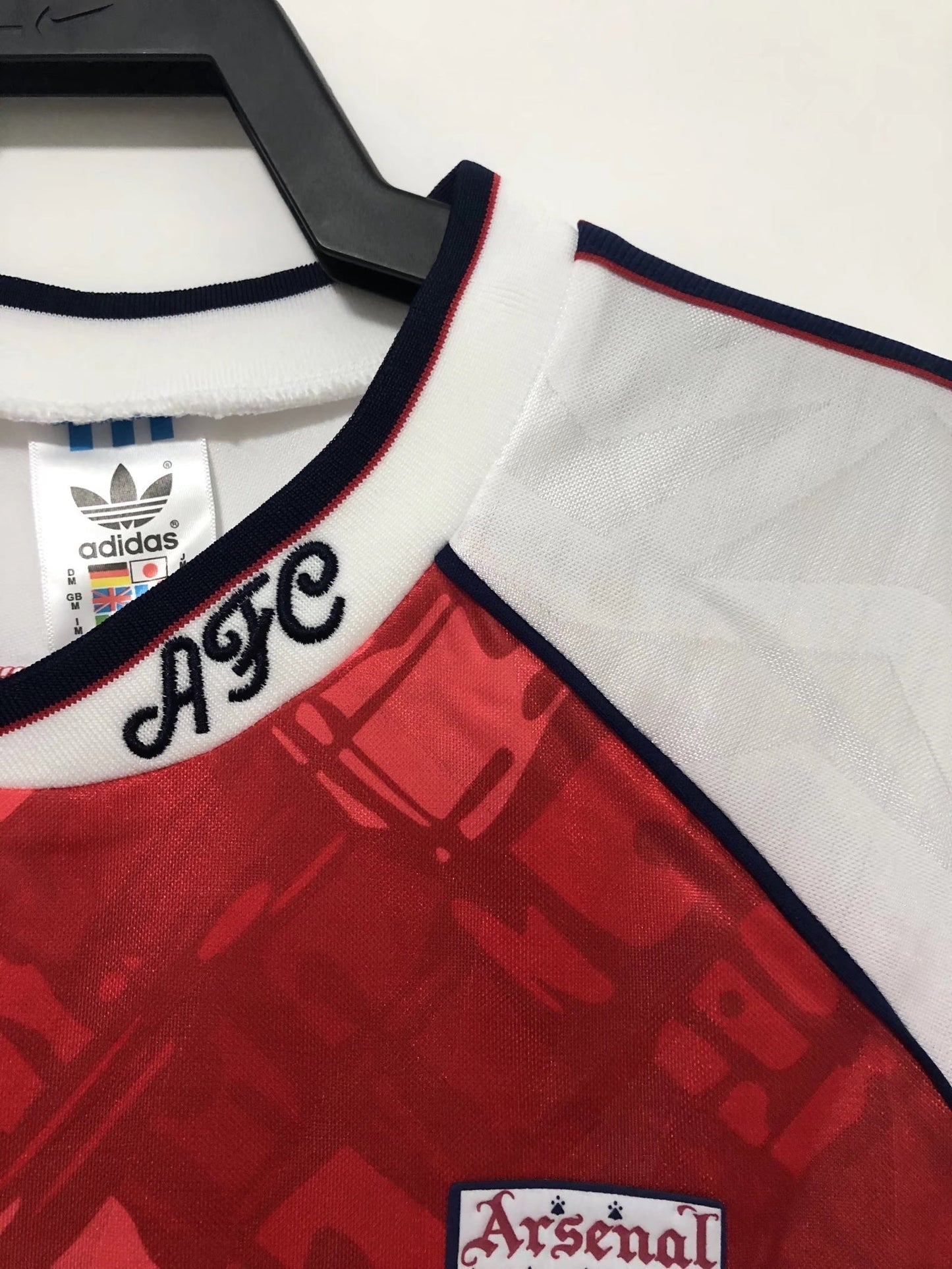 Man's Retro Jersey Arsenal Team Home - 1990/92