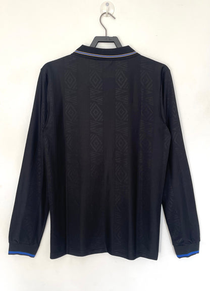 Retro Long Sleeve Manchester United Away Black - 1993/94