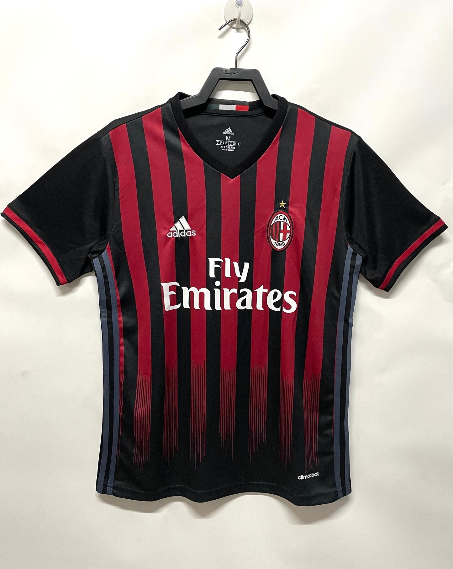 Man's Retro Jersey Milan Team Home- 2016/2017