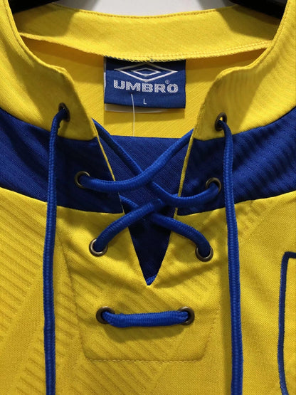 Man's Retro Jersey Parma Calcio Team Yellow - 1993/95