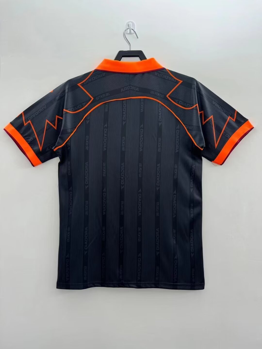 Man's Retro Jersey Roma Team Black - 1999/2000