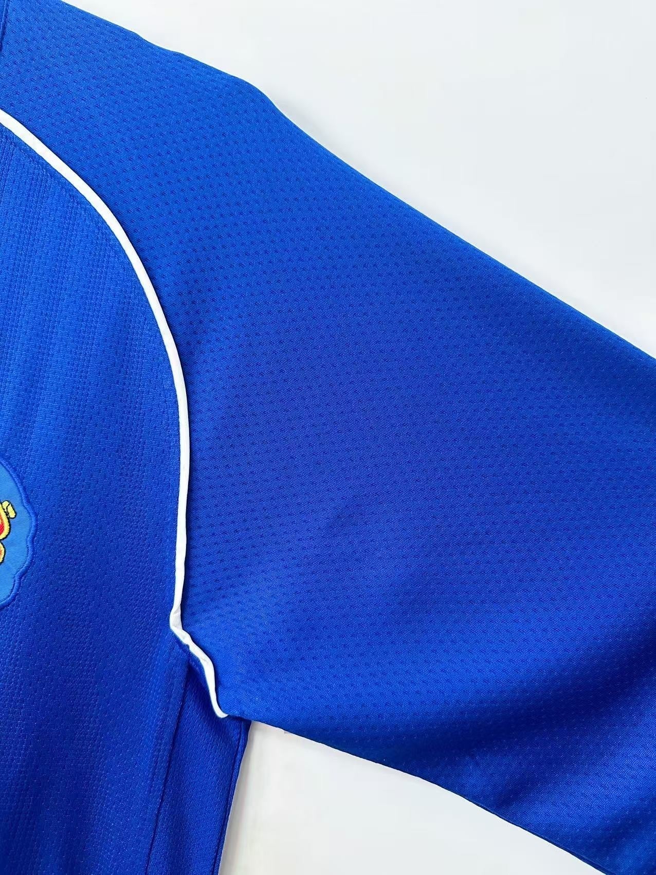 Man's Retro Long Sleeve Manchester United Team Blue GK - 2007/08