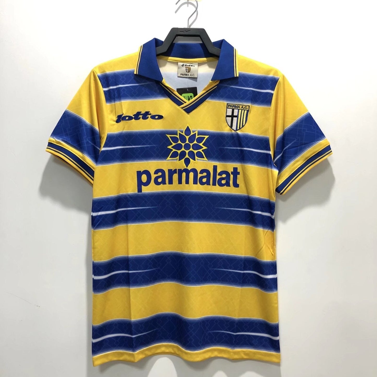 Man's Retro Jersey Parma Calcio Team Home - 1998/99