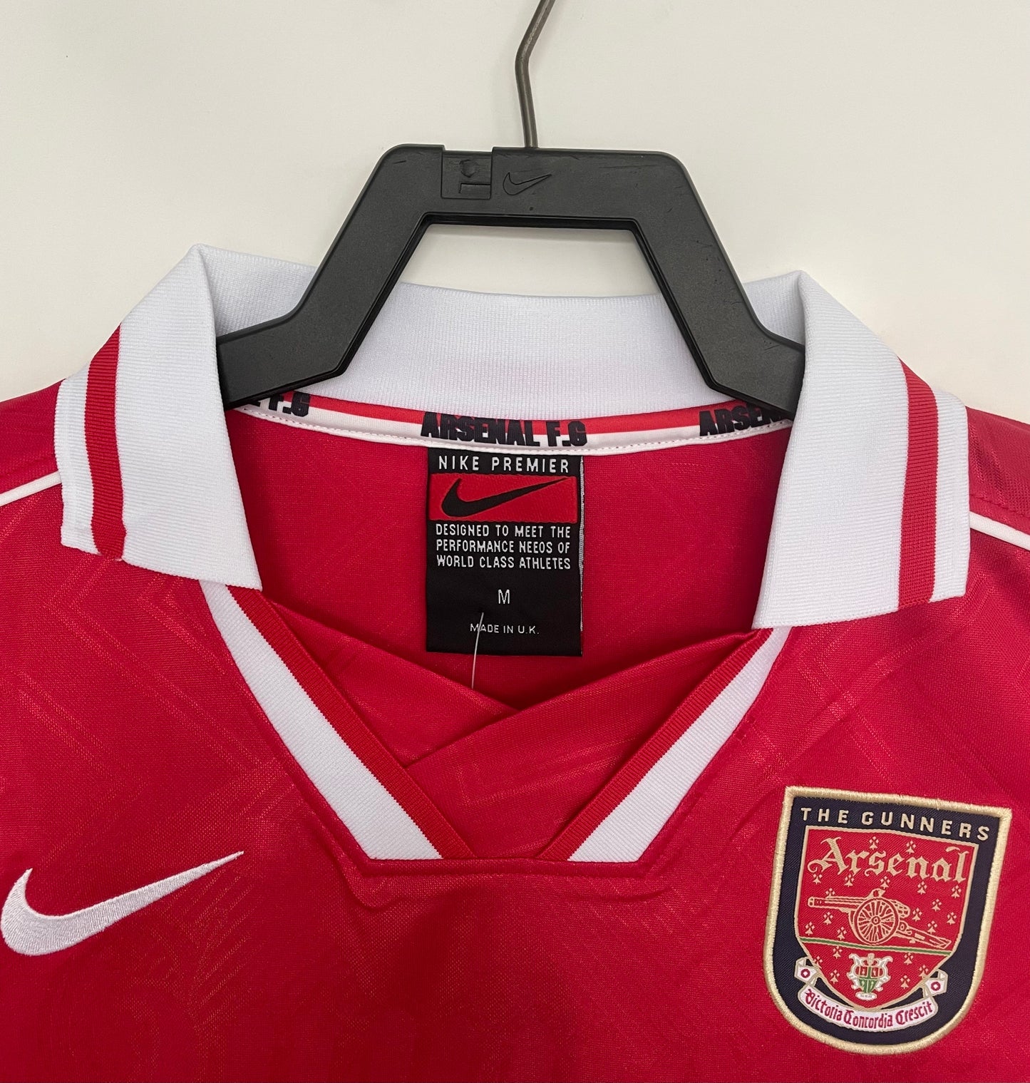 Man's Retro Jersey Arsenal Team - 1992/1993