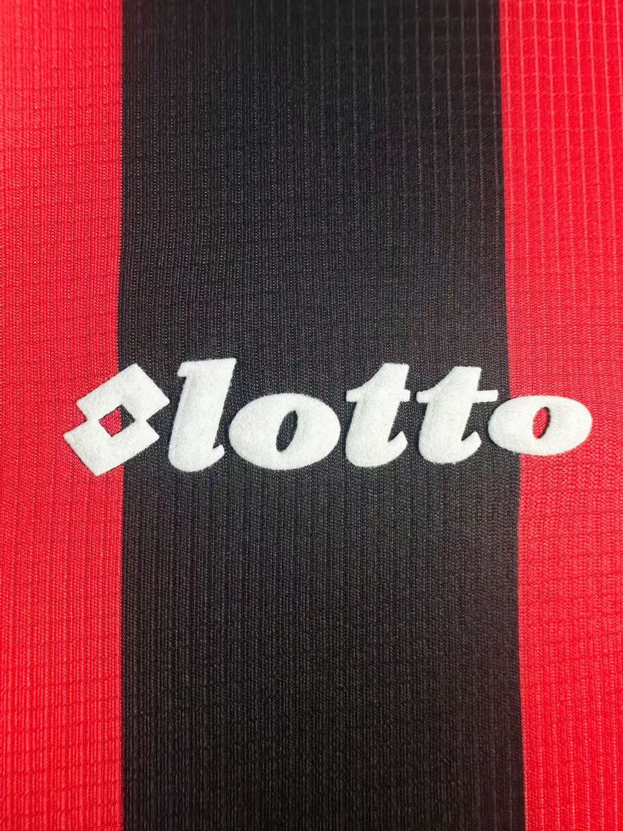Man's Retro Jersey Milan Team Home - 1997/98