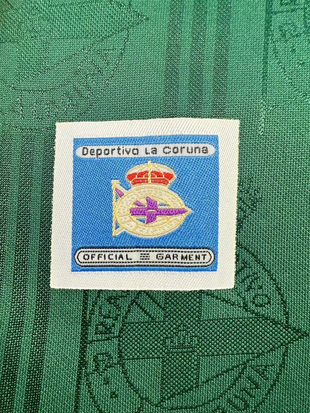 Man's Retro Long Sleeve Deportivo La Coruna Team - 1999/00