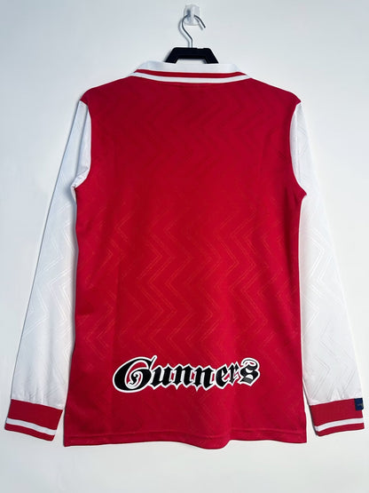 Man's Retro Long Sleeve Arsenal Team Home - 1996/97