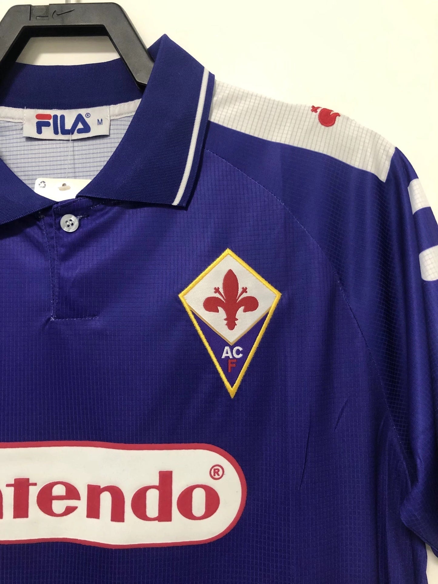 Man's Retro Jersey Fiorentina Team Home - 1998/99