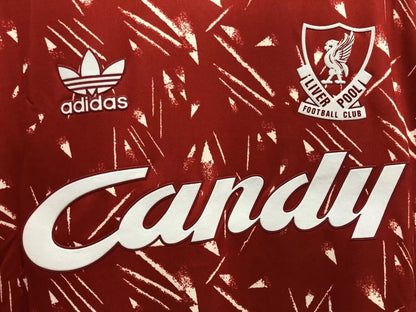 Man's Retro Jersey Liverpool Team - 1989/91