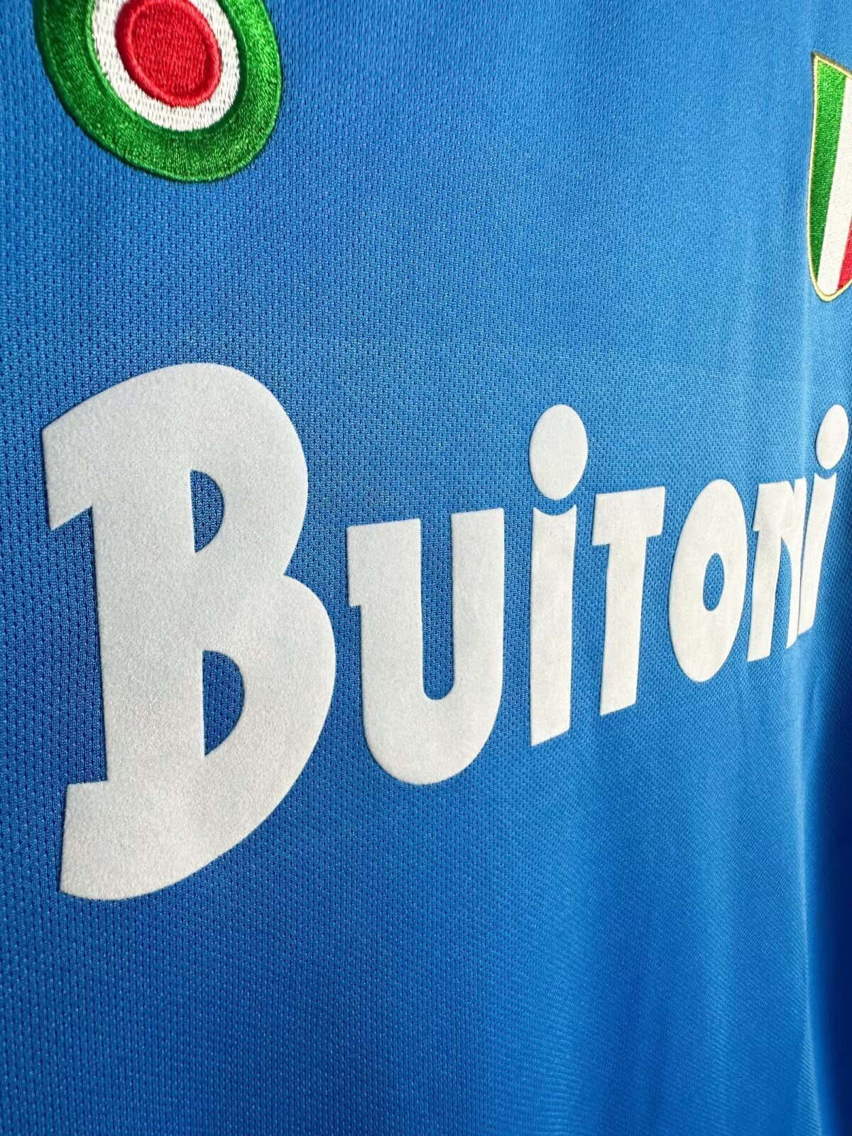 Man's Retro Long Sleeve Napoli Team - 1987/88