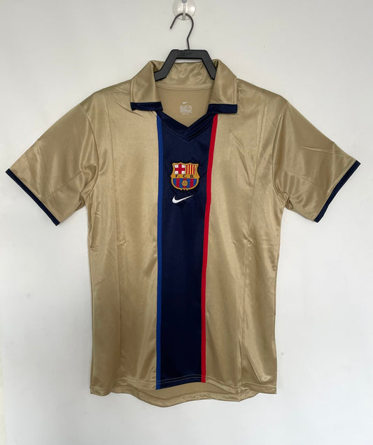 Man's Retro Jersey Barcelona Team Away - 2001/02