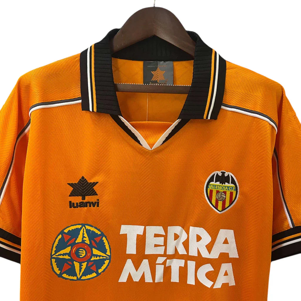 Man's Jersey Retro Valencia II Laranja - 1999/2000