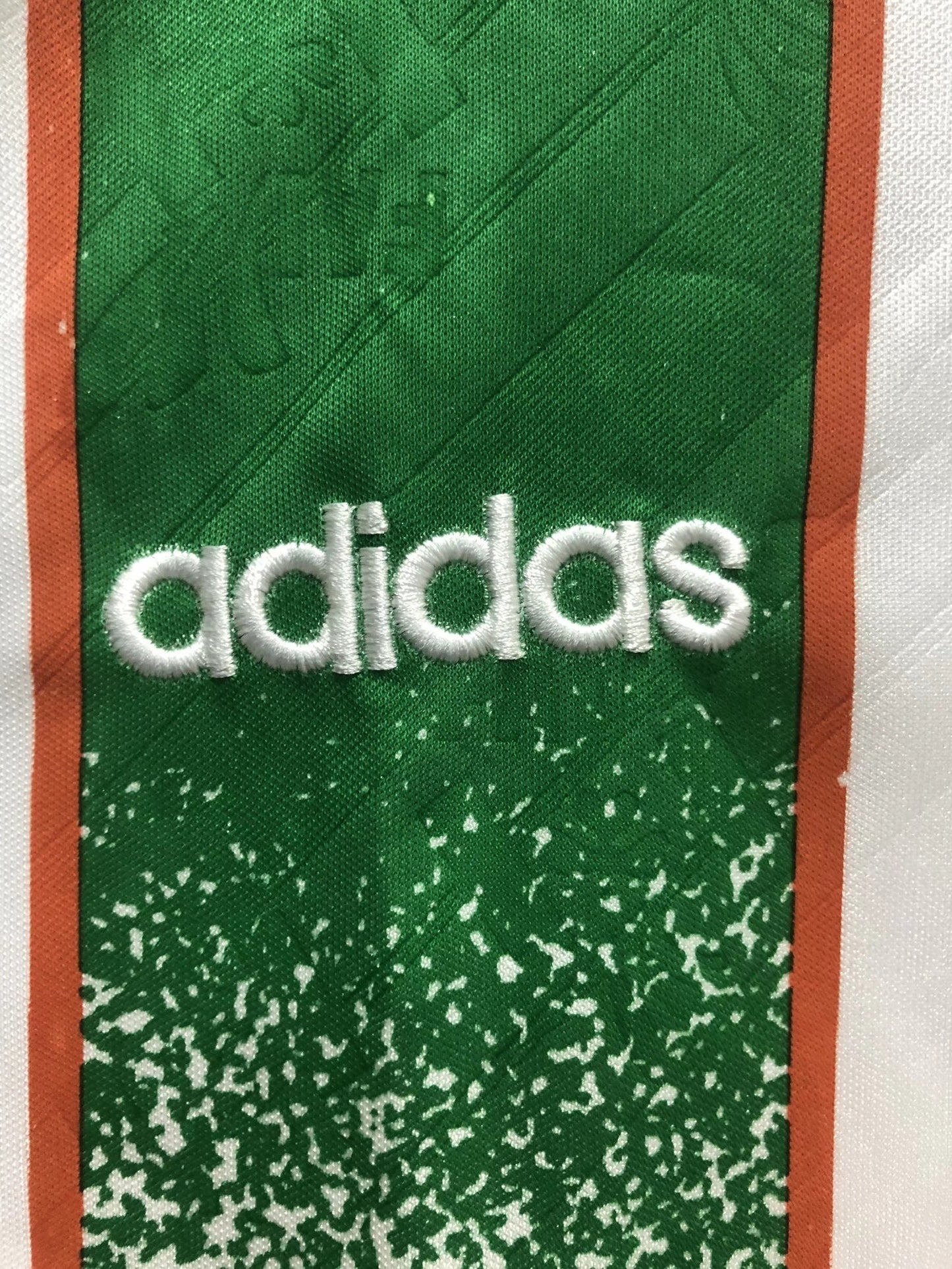 Man's Retro Jersey Ireland National Team Away With Sponsors - 1994
