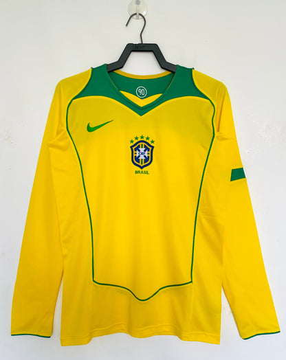 Long Sleeve Retro Brazil National Team 2004/2005