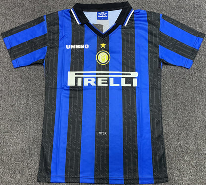 Man's Retro Jersey Internazionale Milano Team Home - 1997/98