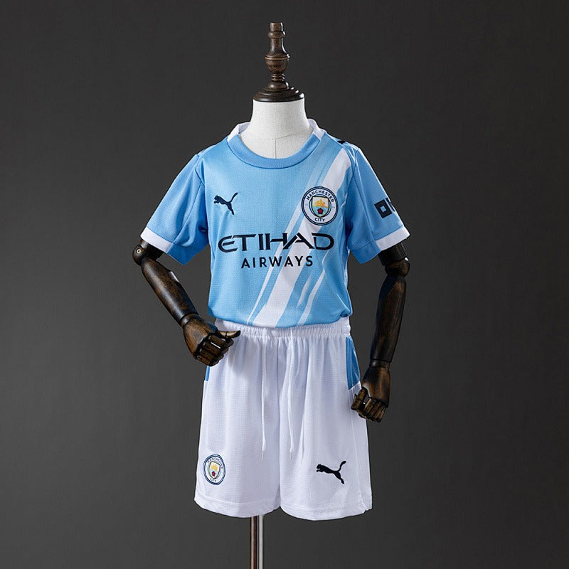 Man's Jersey  Manchester City Kids Home - 2025-2026
