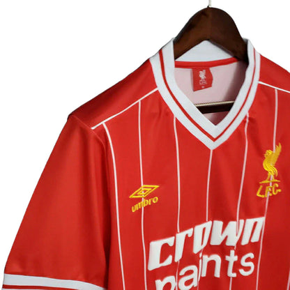 Man's Jersey Retro Liverpool Vermelha - 1984