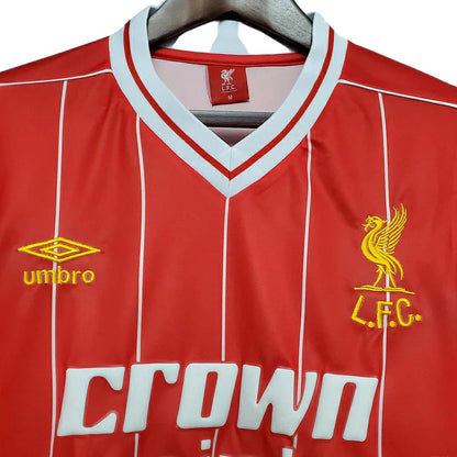 Man's Jersey Retro Liverpool Vermelha - 1984
